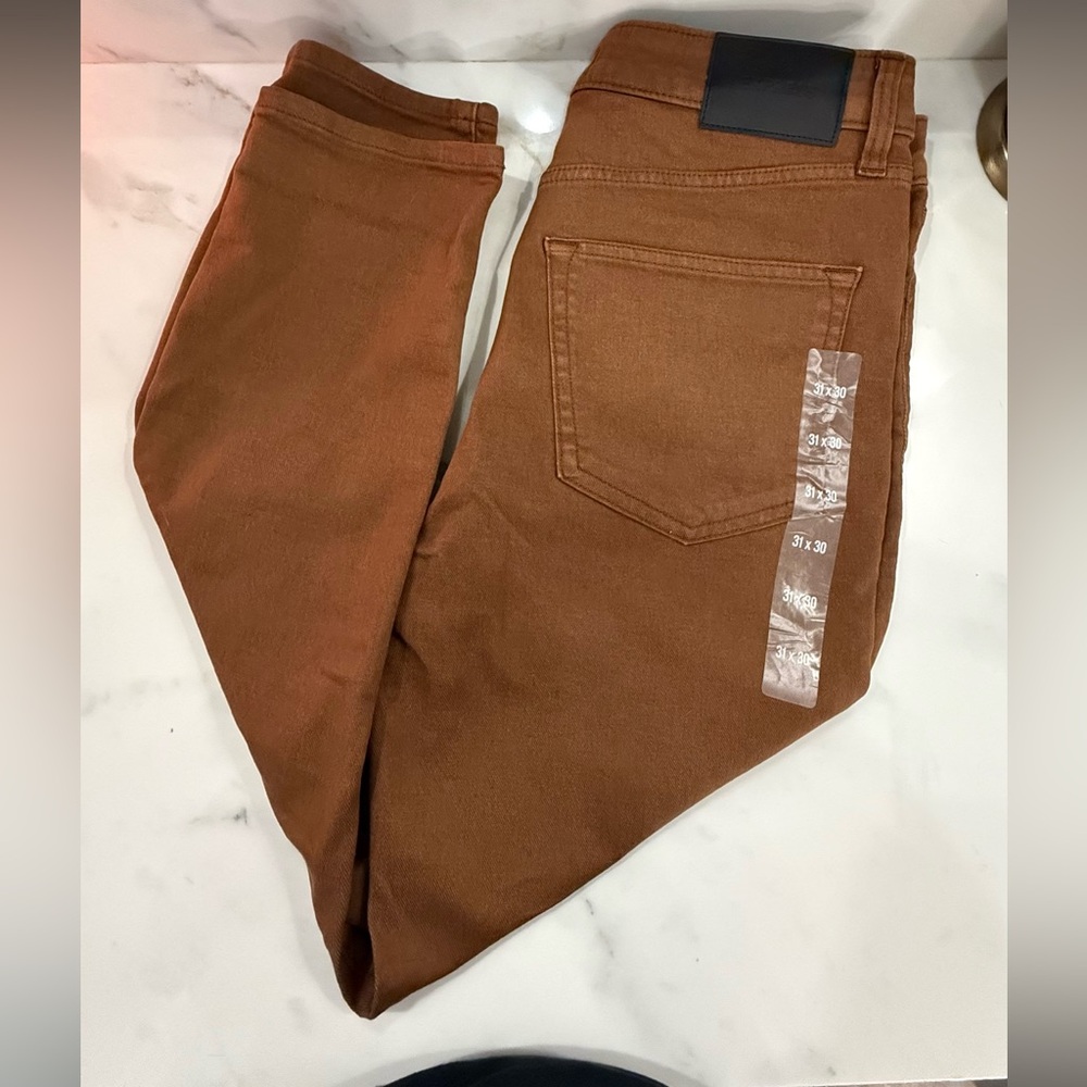 Express Brown Skinny Denim